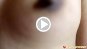 LBFM Pa penetrated and fucked on her back and riding cock